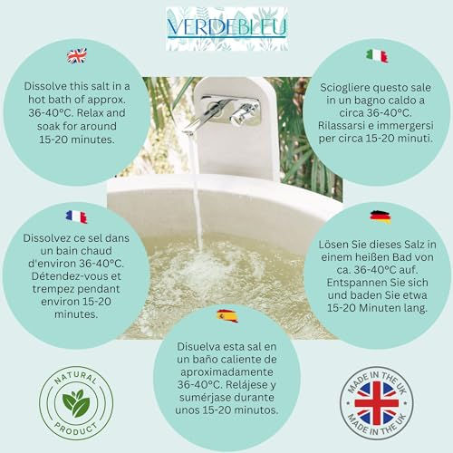 Thumbnail: Himalayan & Dead Sea Bath Salt - Chamomile & Seaweed - 450g