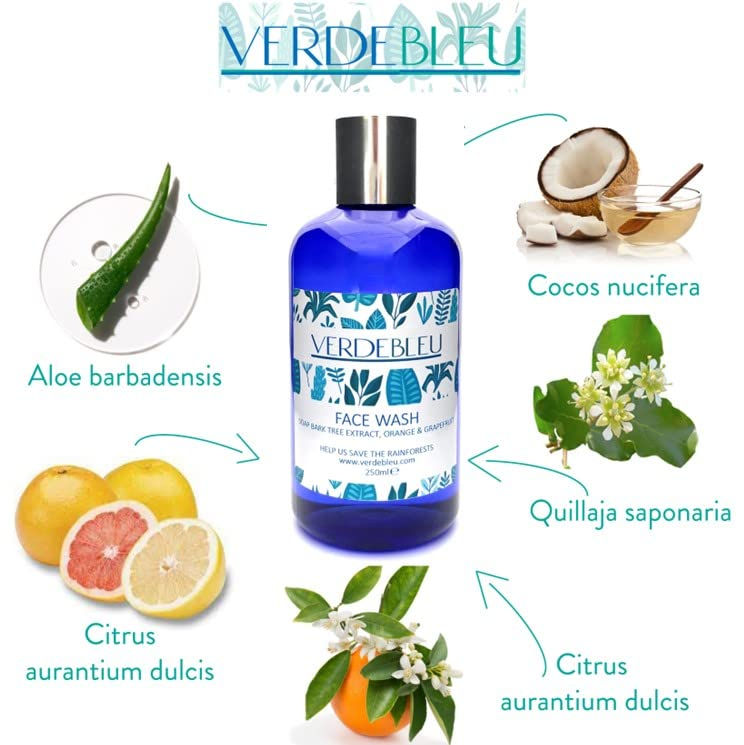 Thumbnail: FACE WASH - With ALOE VERA, ORANGE & GRAPEFRUIT - 250ml