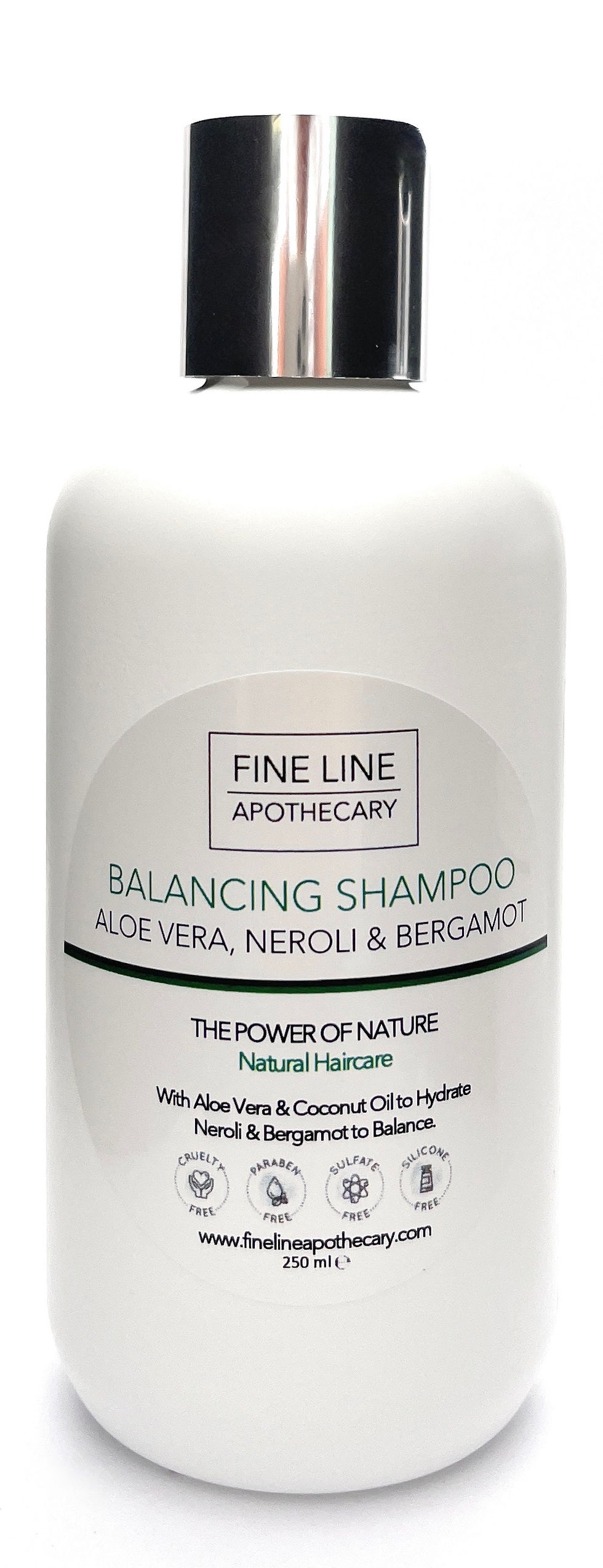 99% Natural BALANCING SHAMPOO - ALOE VERA, NEROLI & BERGAMOT - 250ml