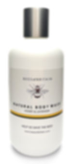 NATURAL BODY WASH - ALOE VERA, HONEY & LAVENDER - 250ml