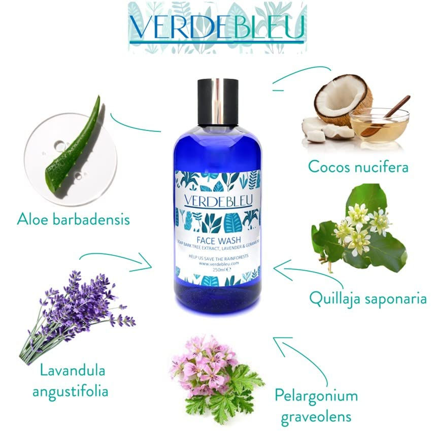 Thumbnail: FACE WASH - With ALOE VERA, LAVENDER & GERANIUM - 250ml