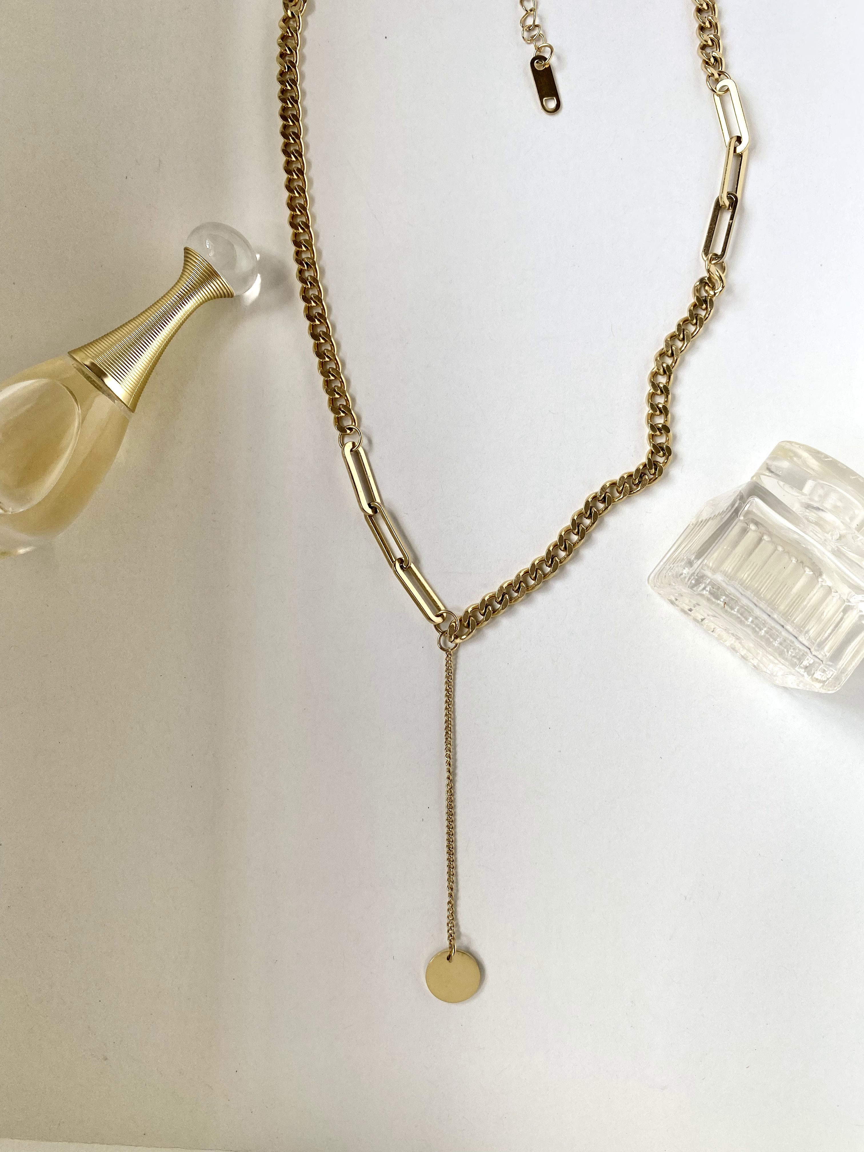 Asymmetrical Chain Necklace