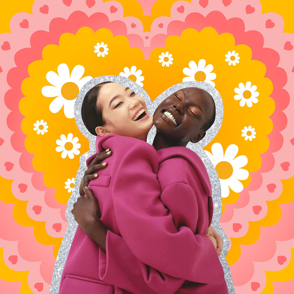 friends and hug