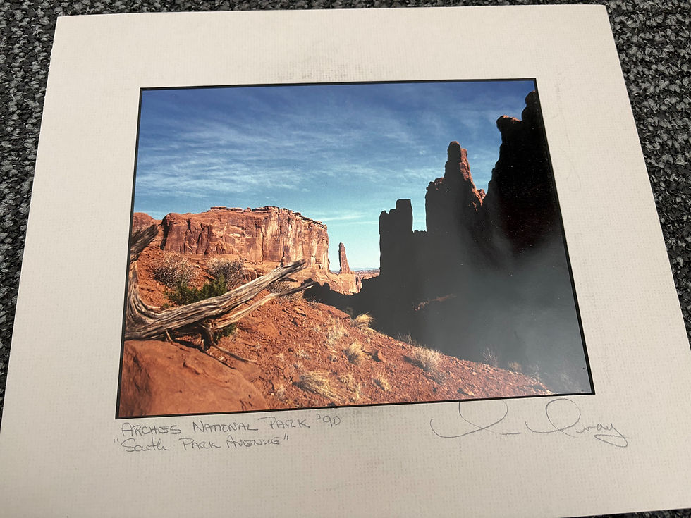 Thumbnail: Signed Photograph with Mat- Arches National Park