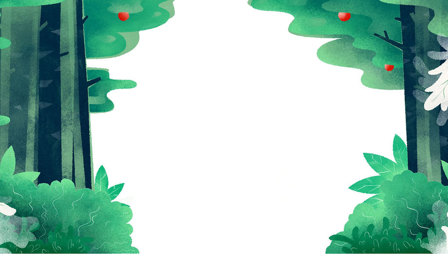  イラストの森の背景