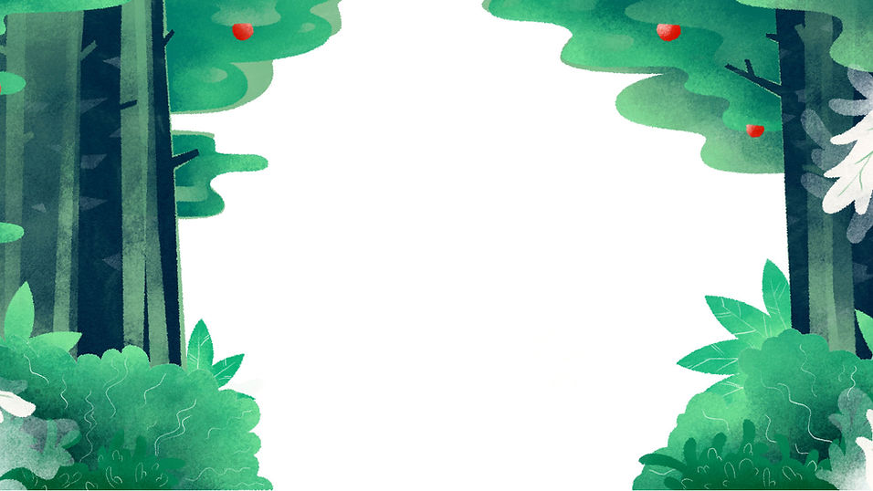 イラストの森の背景