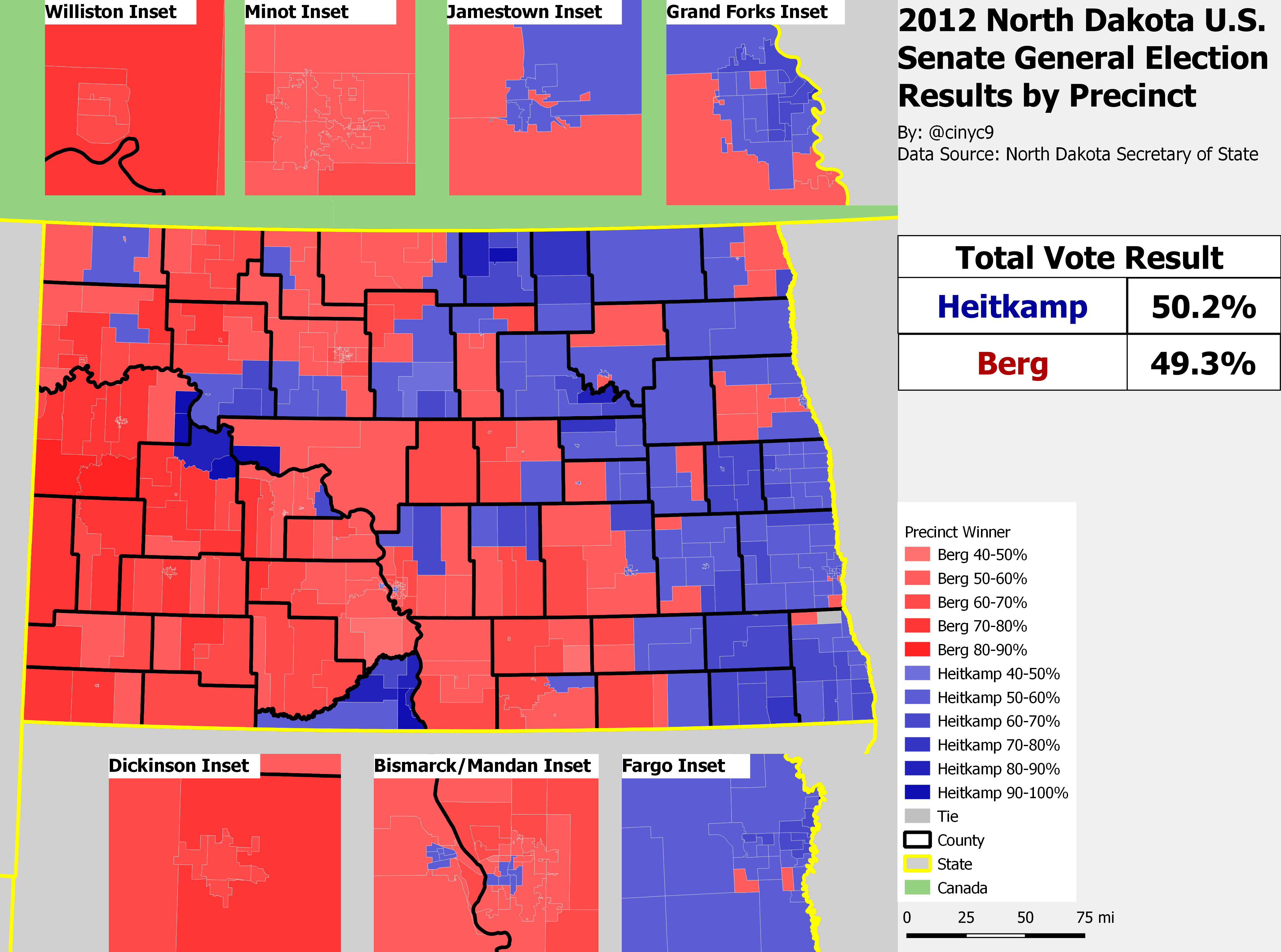 North Dakota Maps