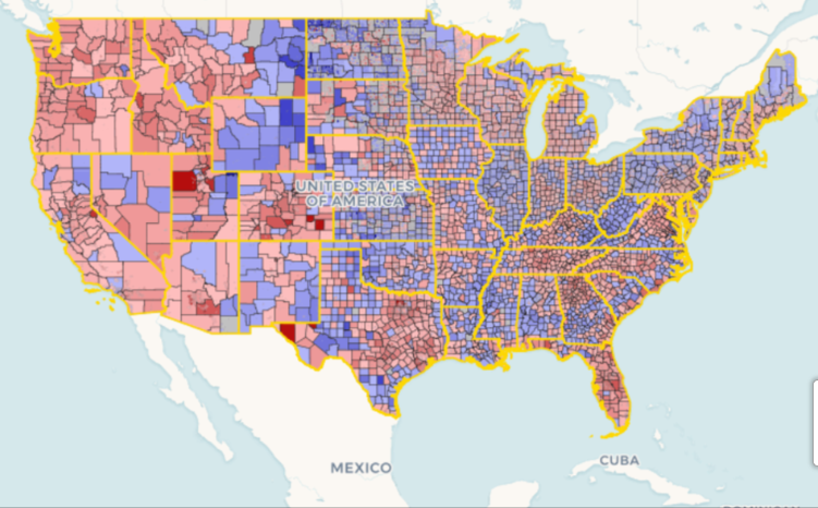 Population Change Maps
