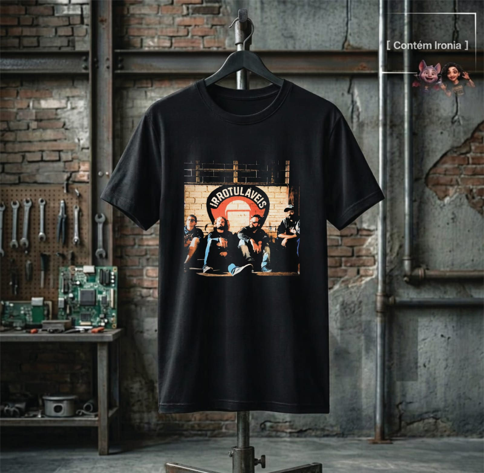 Camiseta Banda Irrotuláveis