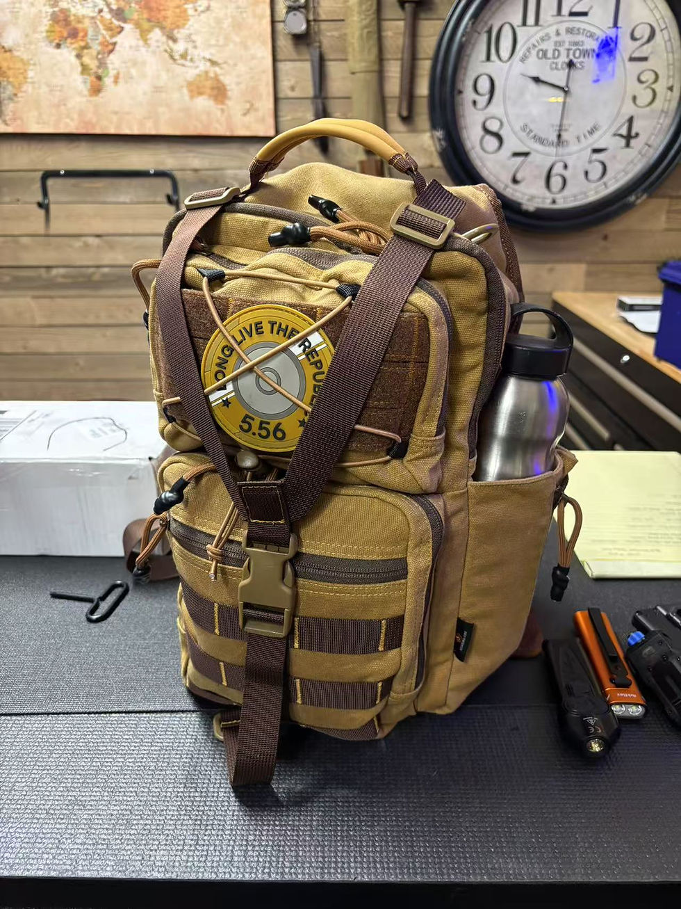 Miniature : Slingshot Waxed Canvas Sling Pack, Hiking Pack