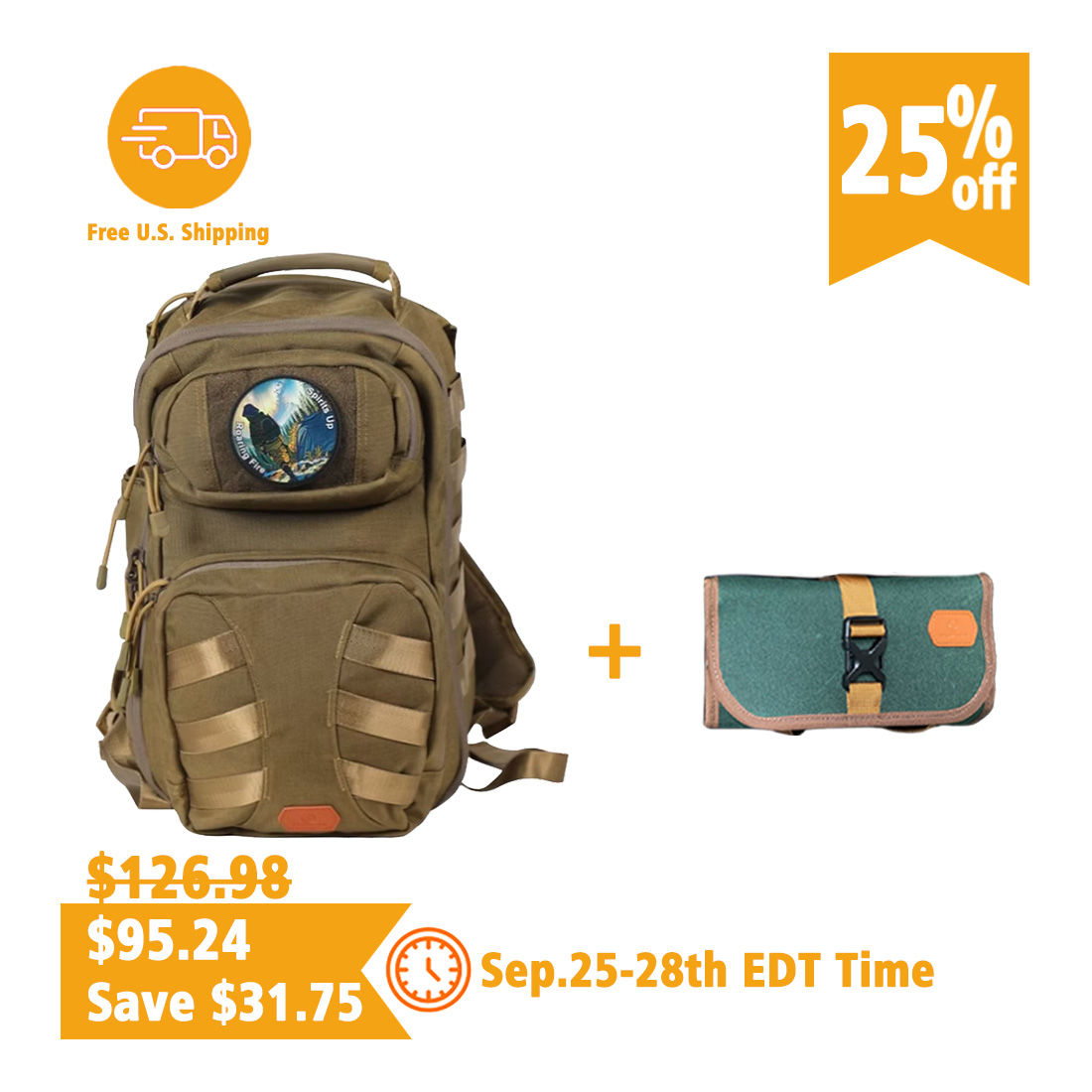 Roaring Fire Brushfire Backpack Bundle TRoll Tool Bag