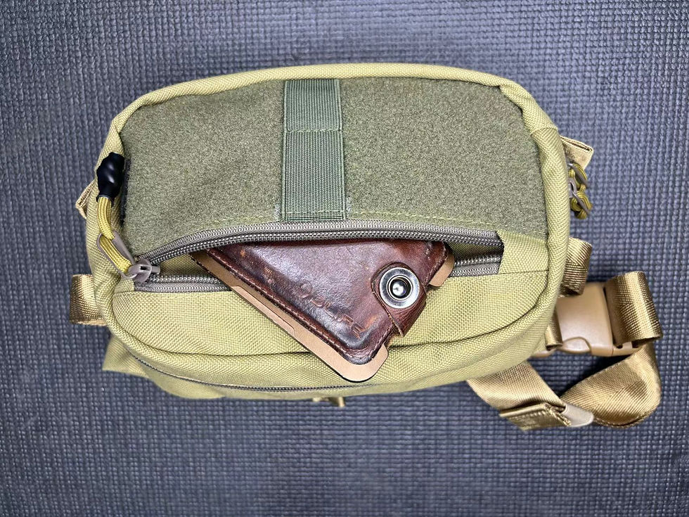 Thumbnail: Tactical waist pack with RFID Zipper pocket