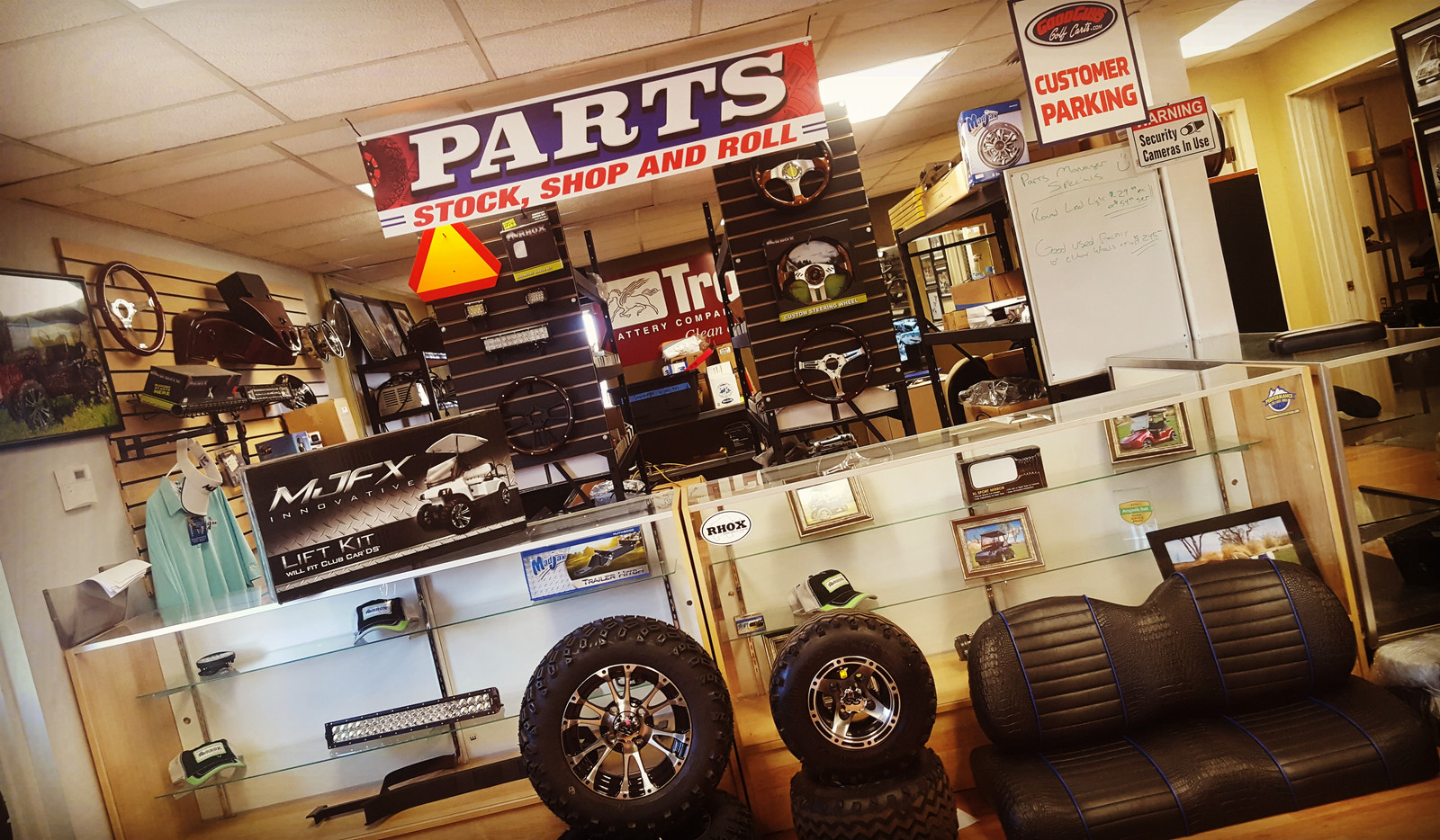 Full Parts and Accessories Department