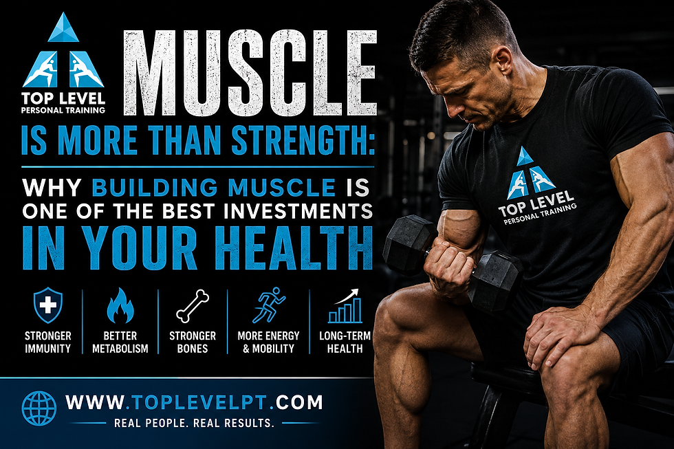 Muscle Is More Than Strength: Why Building Muscle Is One of the Best Investments in Your Health