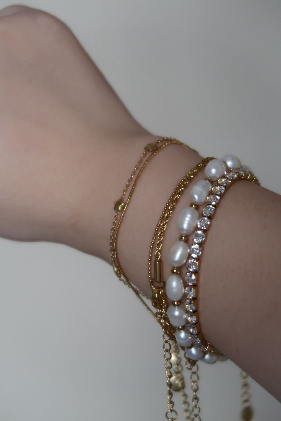 Thumbnail: Tennis bracelet without extension 
