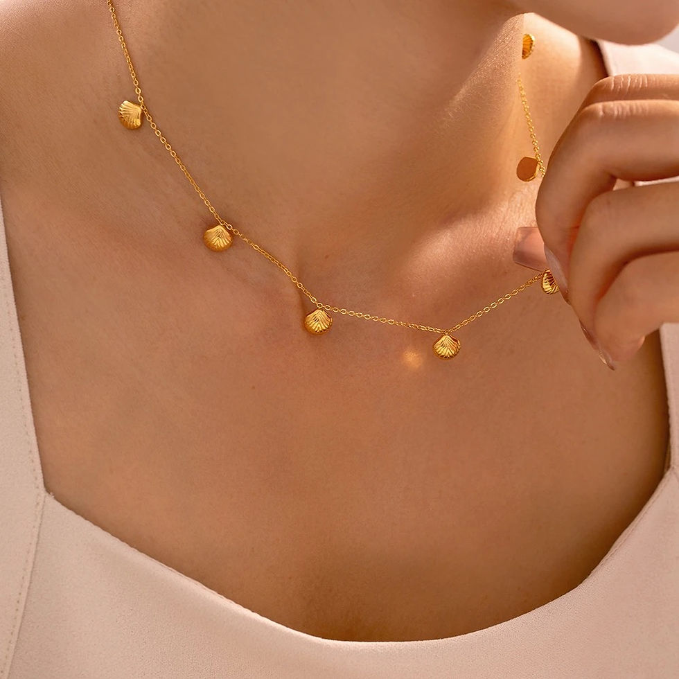 Thumbnail: Shelly charm necklace 