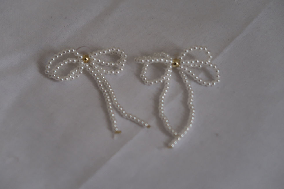 Thumbnail: Bow drop earring 