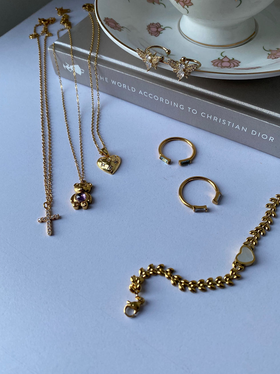 Thumbnail: Cross Pavé necklace 