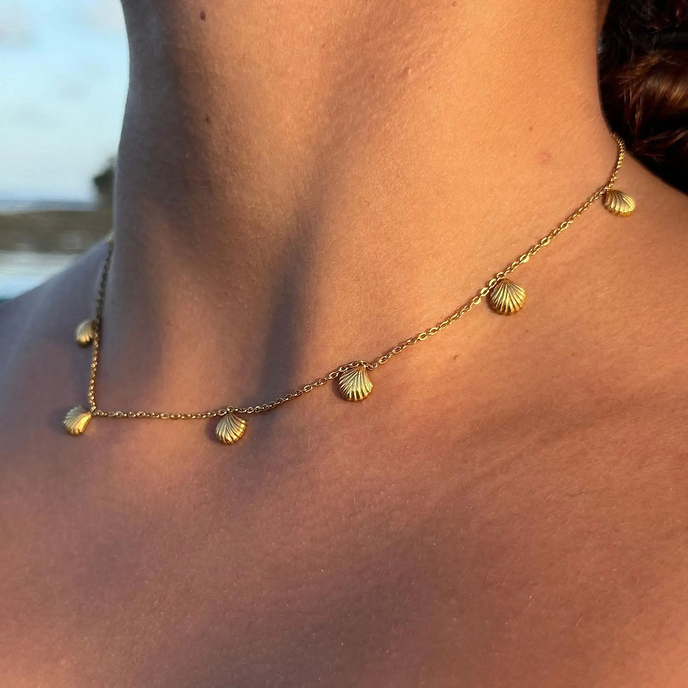 Thumbnail: Shelly charm necklace 