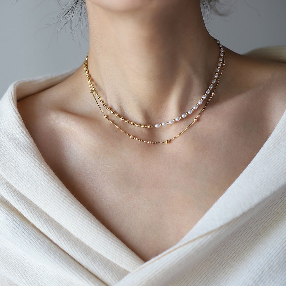 Thumbnail: Ocean dreams layered necklace 