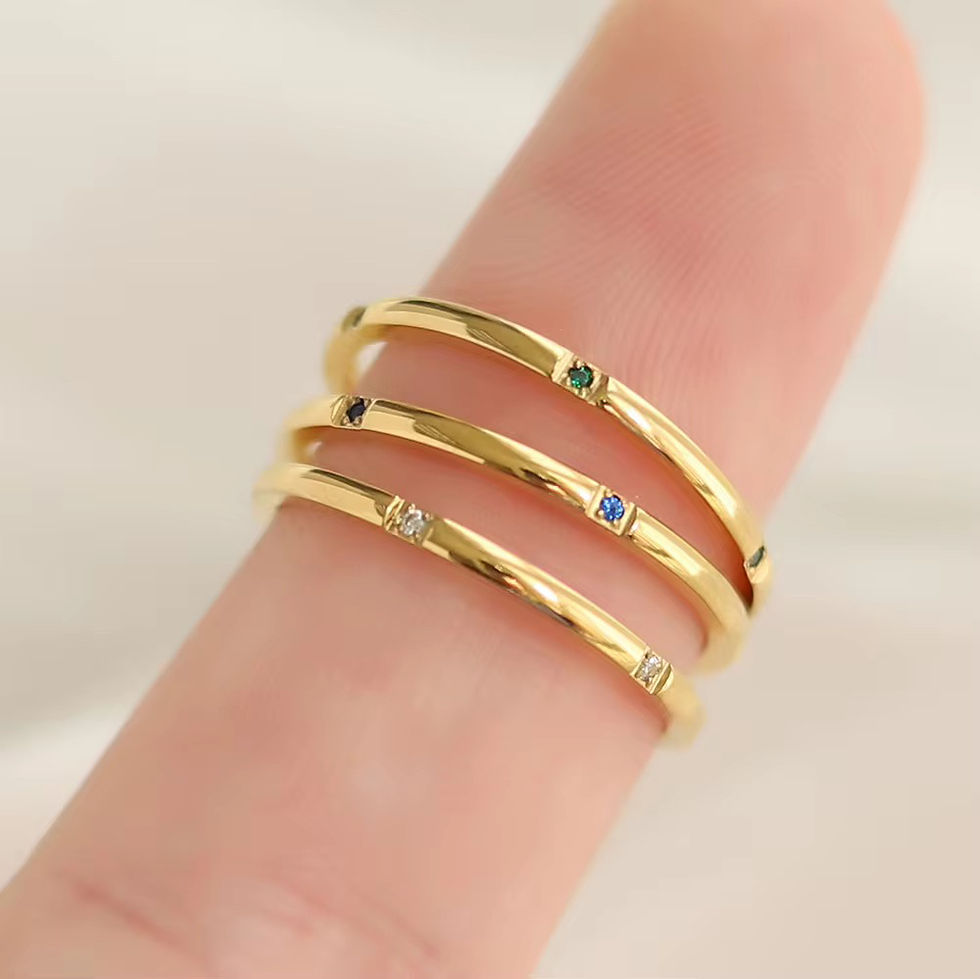 Thumbnail: Aria ring (set of 3)