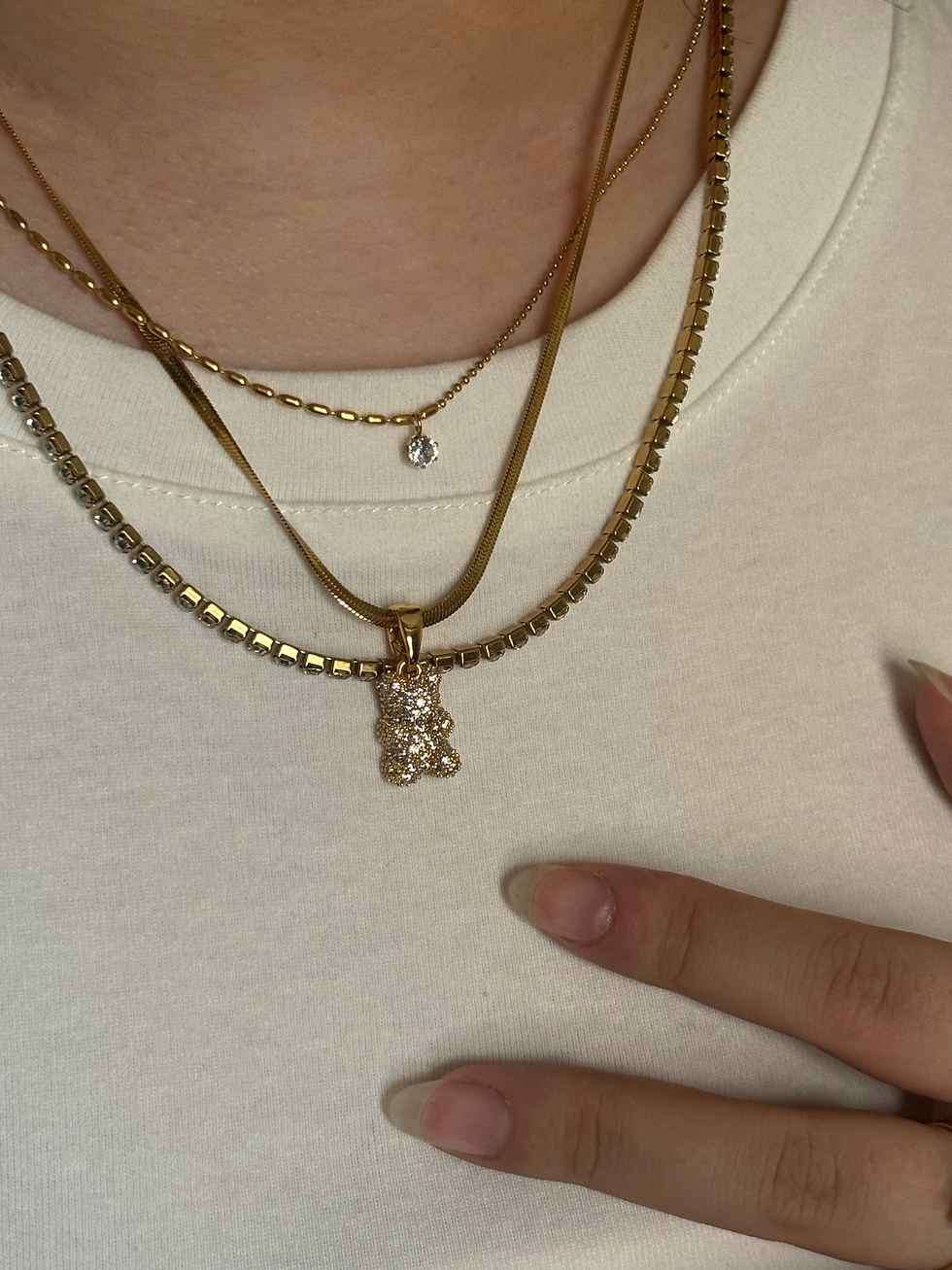 Thumbnail: Icy tennis necklace 