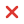Um símbolo de X