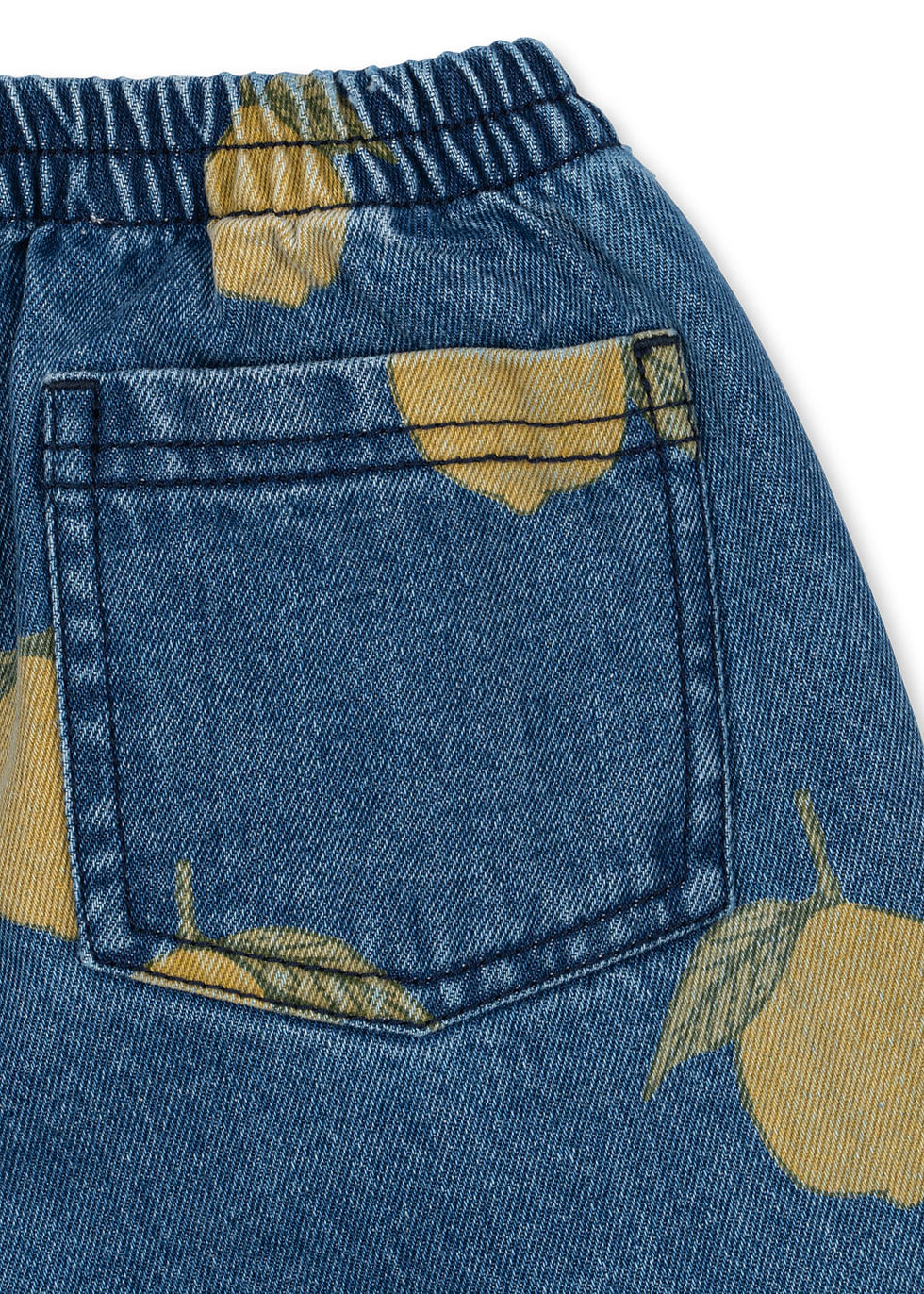 Thumbnail: KONGES SLØJD MAGOT PANTS GOTS LEMON DENIM