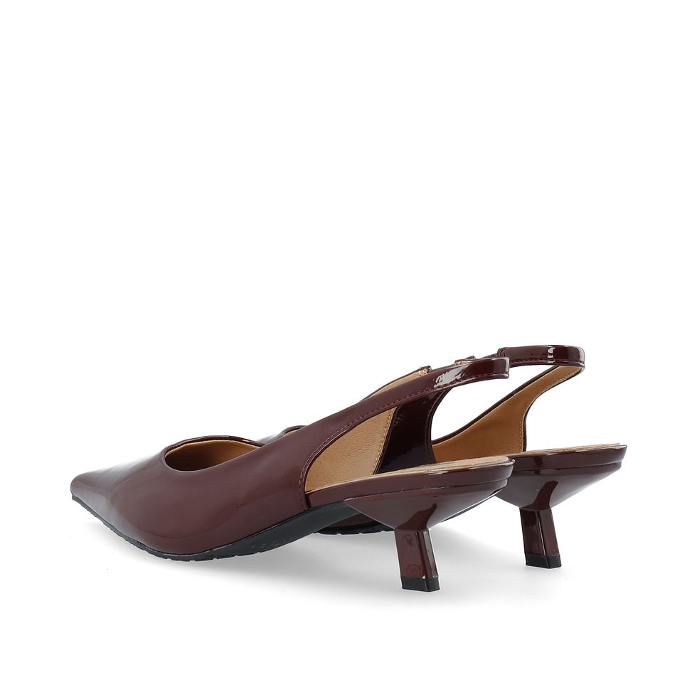 Thumbnail: BIANCO BIAKRISTIN KITTEN HEEL BURGUNDY