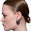 Thumbnail: MARIA BLACK TRYVANN DOME EARRING SILVER