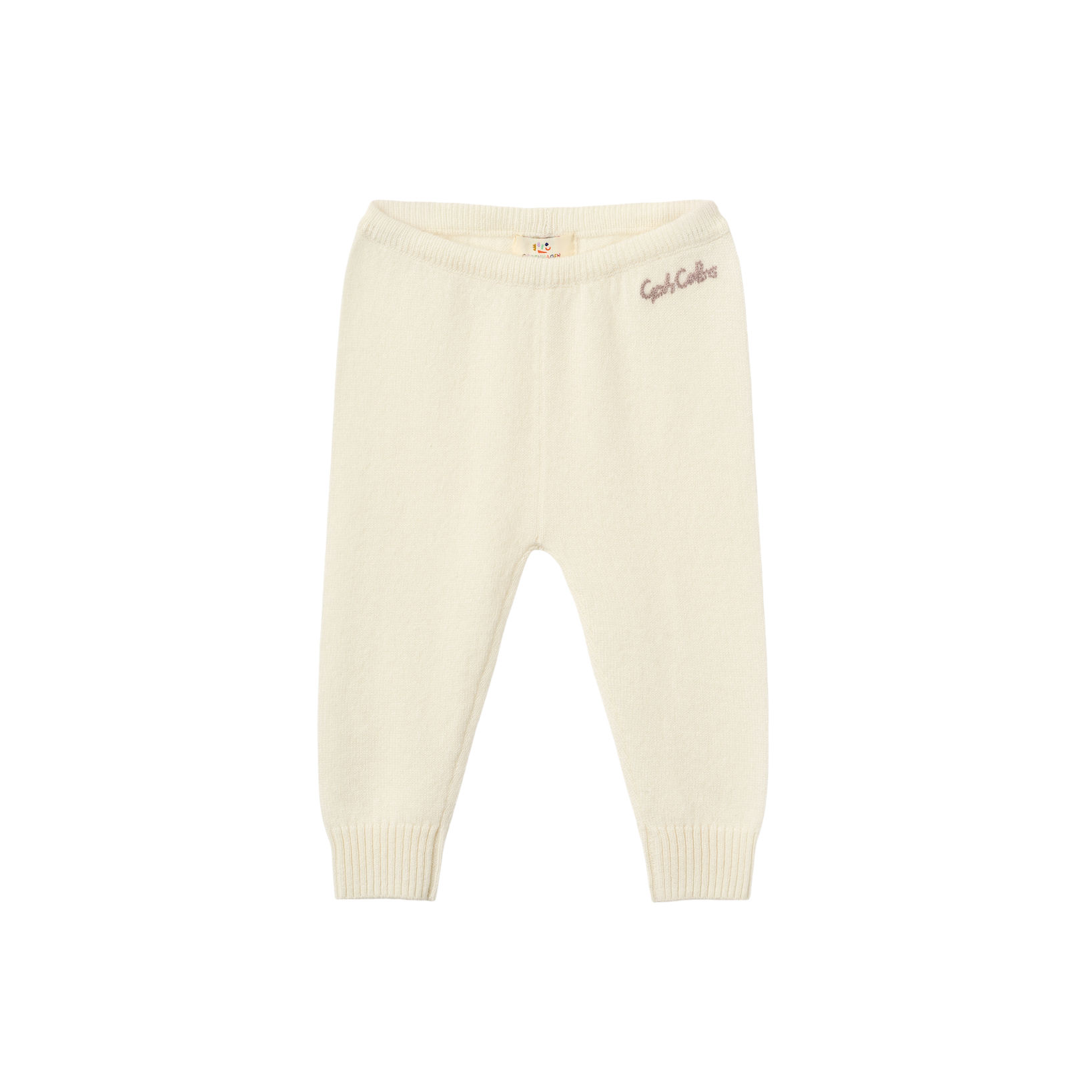 COPENHAGEN COLORS CASHMERE BABY PANTS CREAM