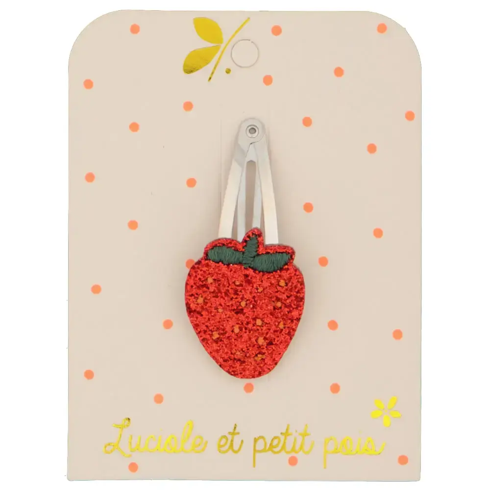 LUCIOLE ET PETIT POIS STRAWBERRY CLIP