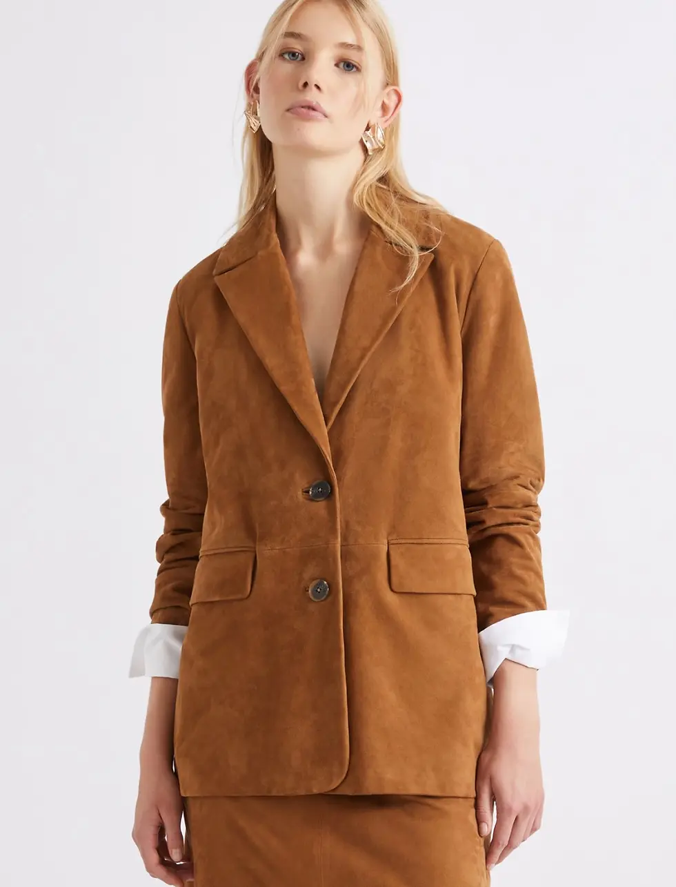 Thumbnail: MARELLA MLSFULMINE SUEDE BLAZER
