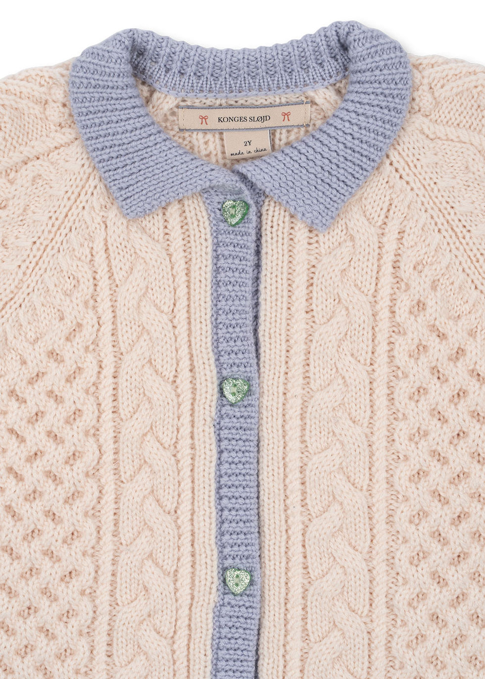 Thumbnail: KONGES SLØJD EMMA CARDIGAN OFF WHITE