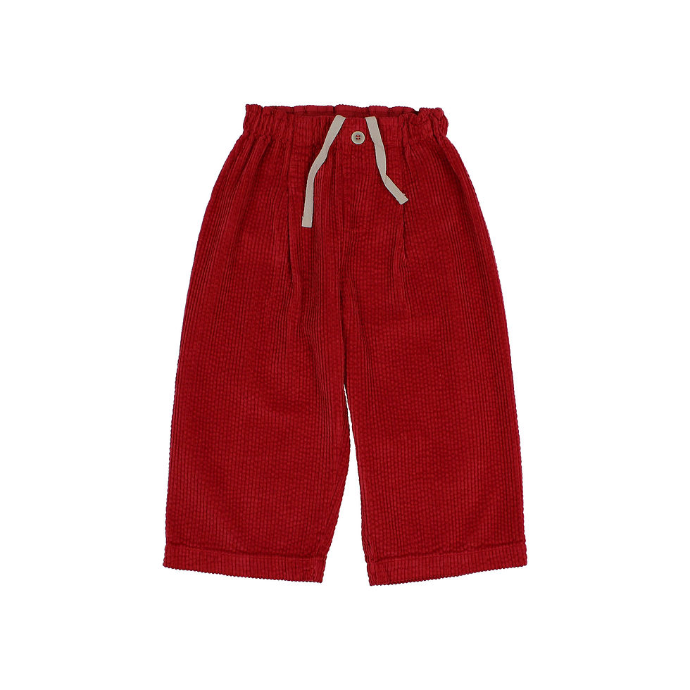 Thumbnail: BUHO BARCELONA CORDUROY GIRLY PANTS CHERRY