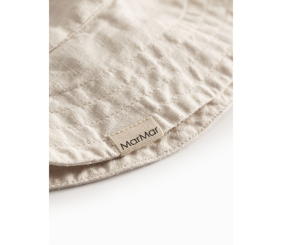Thumbnail: MARMAR COPENHAGEN ALBA BABY L LINEN HAT KIT