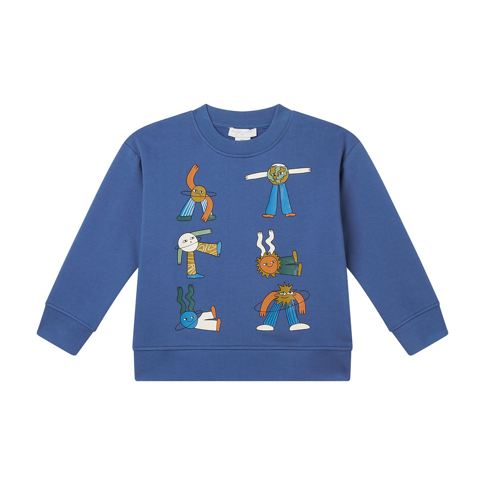 STELLA McCARTNEY KIDS COSMIC COWBOY GRAPHIC SWEATSHIRT