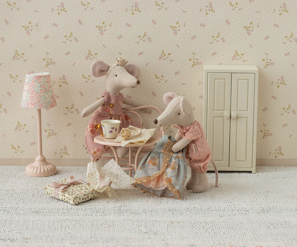 Thumbnail: MAILEG PRINCESS DRESS BIG SISTER MOUSE