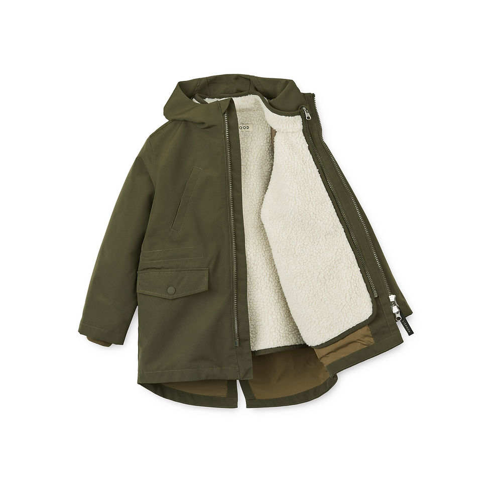 Thumbnail: LIEWOOD TIMBER 2 IN 1 JACKET ARMY BROWN MIX