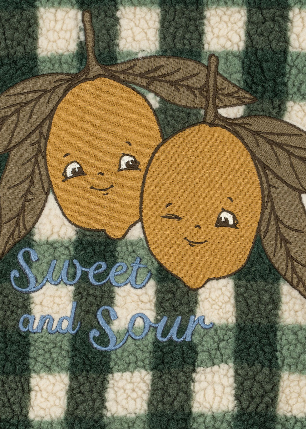 Thumbnail: KONGES SLØJD JODY TEDDY JACKET GRS GREEN CHECK