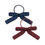 Thumbnail: KONGES SLØJD 2 PACK VELVET BOW ELASTIC RED/NAVY