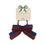 Thumbnail: KONGES SLØJD 2 PACK VELVET BOW ELASTIC RED/NAVY
