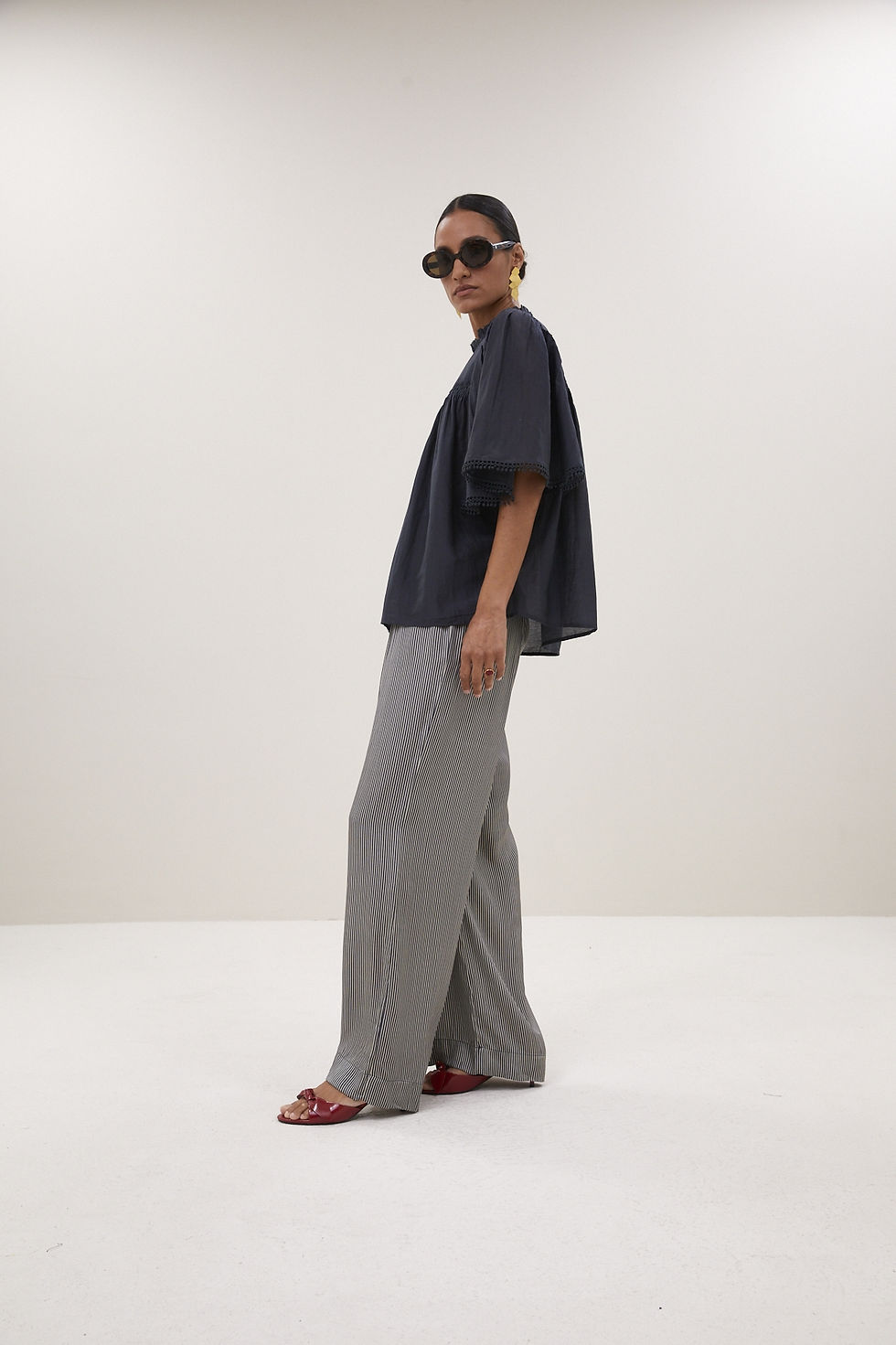 Thumbnail: BY-BAR SANNE SILK BLOUSE