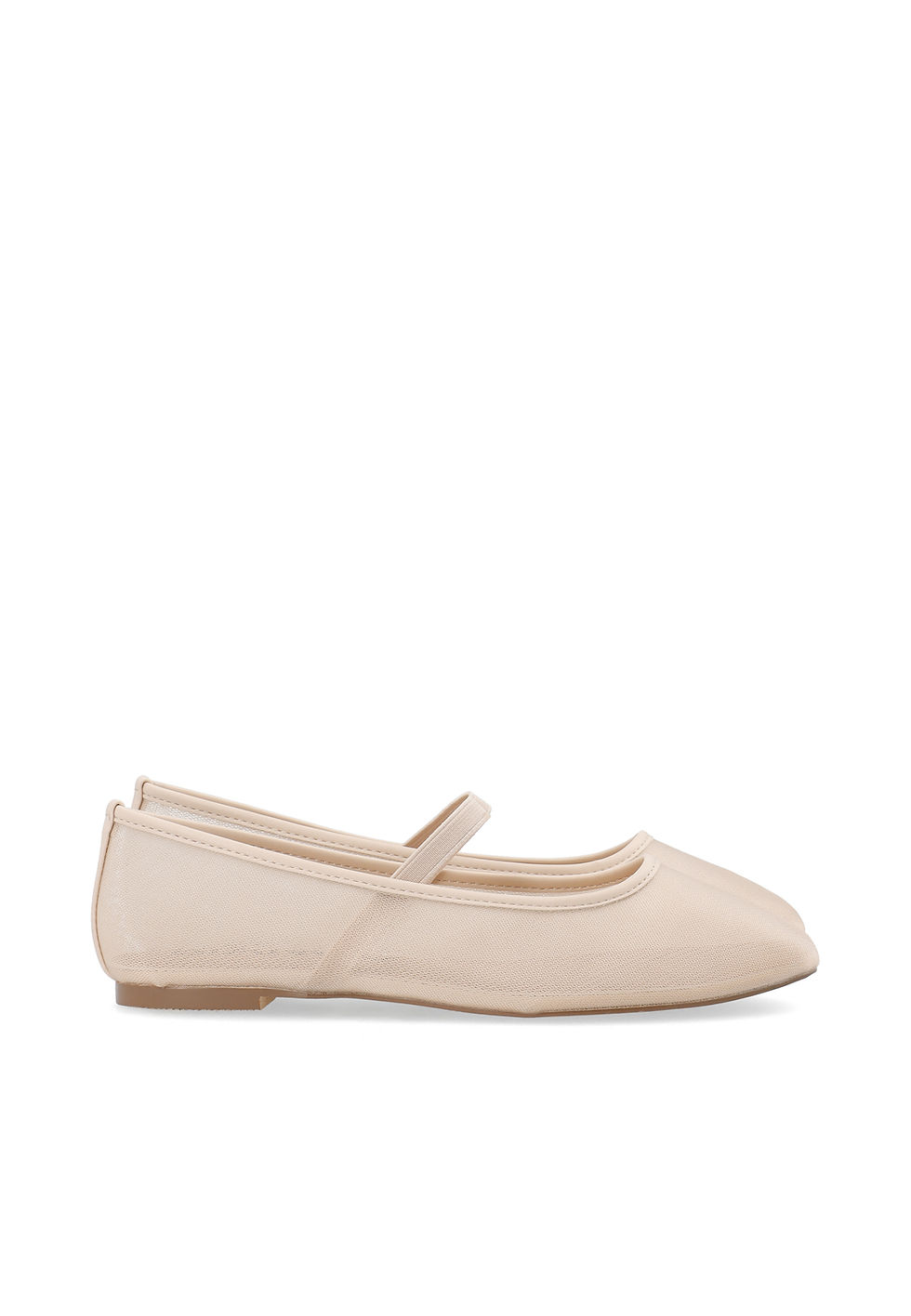Thumbnail: BIANCO BIALILJA BALLERINA MESH OFF WHITE