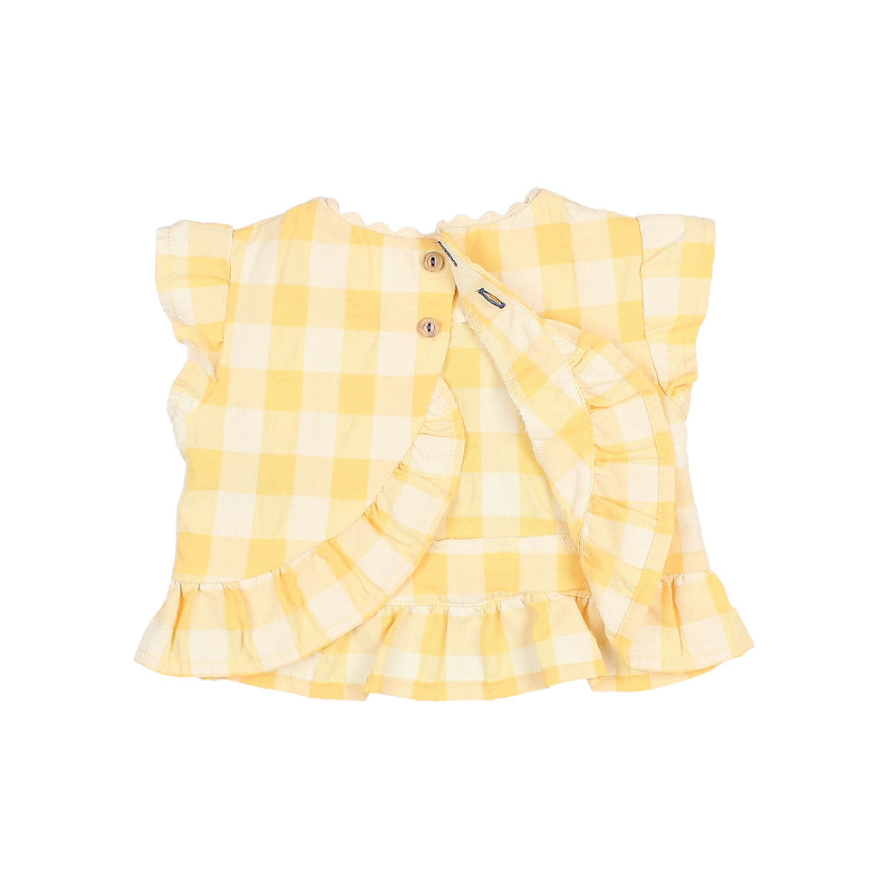 Thumbnail: BUHO BARCELONA BB GINGHAM TOP SUN