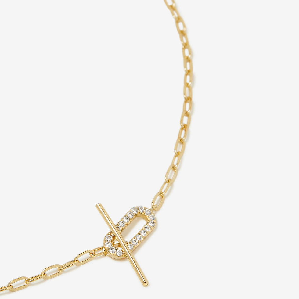 Thumbnail: SHASHI JADE PAVE NECKLACE