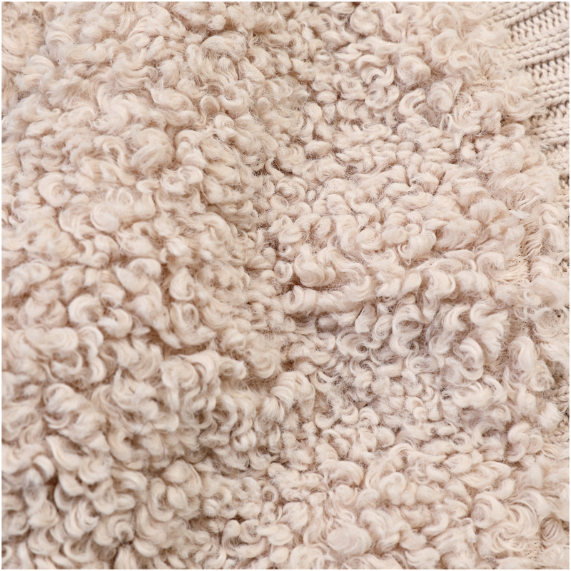 Thumbnail: DONSJE OLAAN CARDIGAN SOFT TAUPE TEDDY