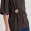 Thumbnail: SECOND FEMALE ENORA BROOCH TEE CHOCOLATE