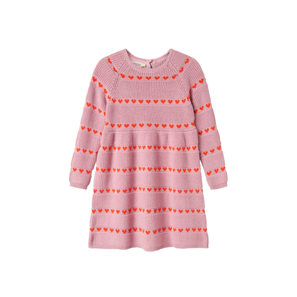 MARMAR COPENHAGEN DASO DRESS SOFT BERRY HEARTS