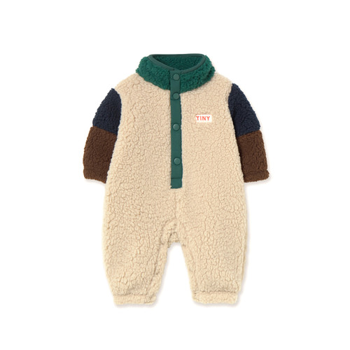tinycottons】 BEARS POLAR ONE-PIECE Kids Tinycottons Color Block